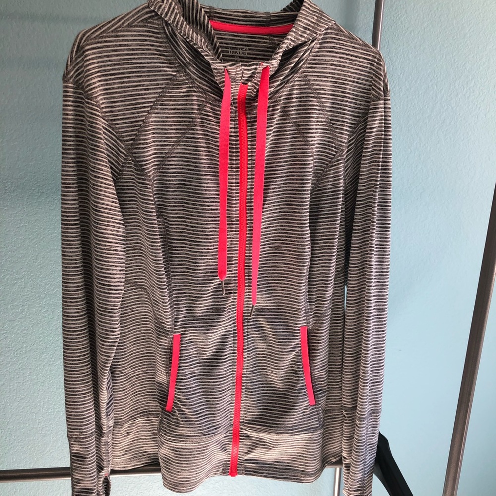 Zipper front lightweight hoodie